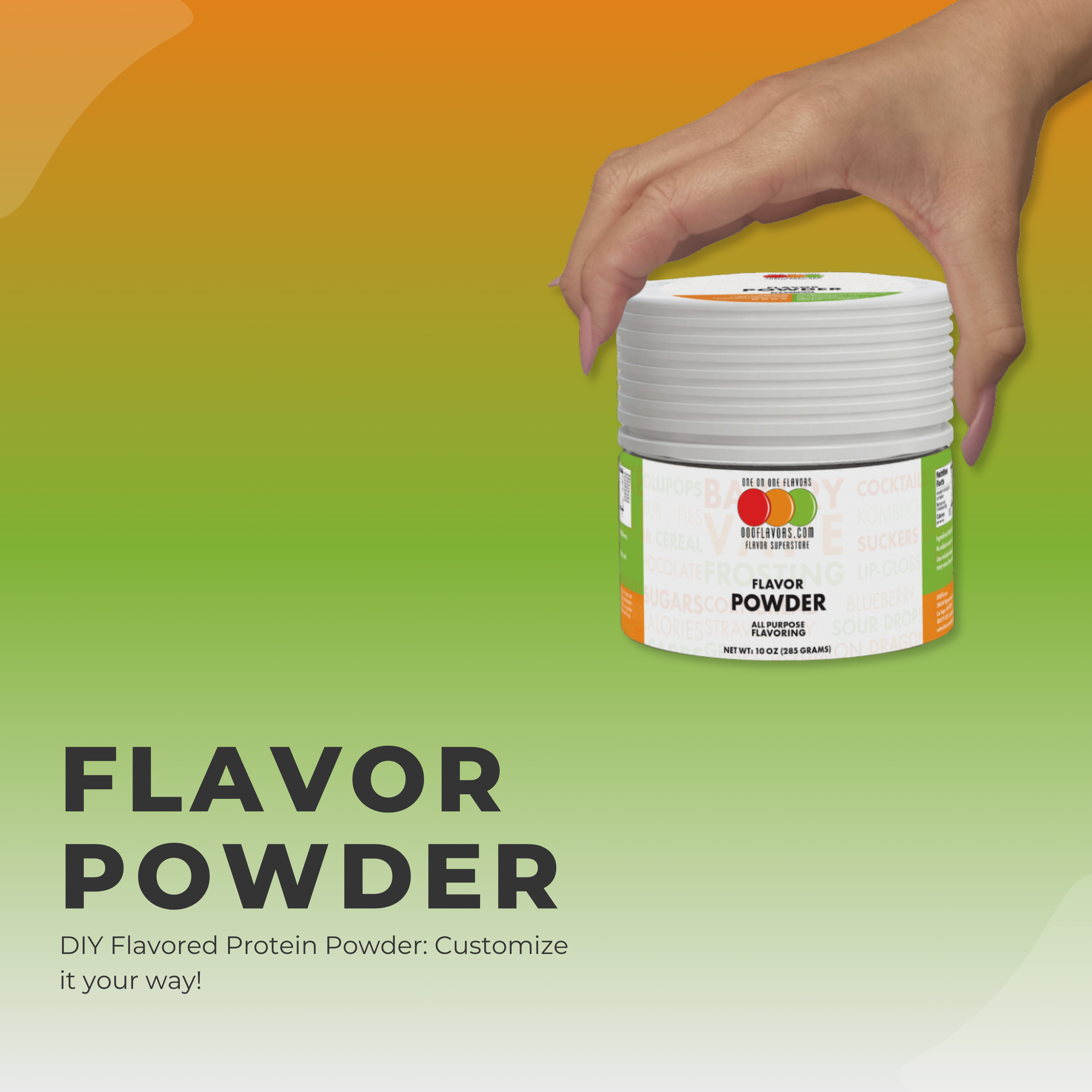 DIY Flavored Protein Powder | Customize Any Base with Flavor