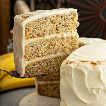 Banana Cake with Banana Cream Cheese Frosting