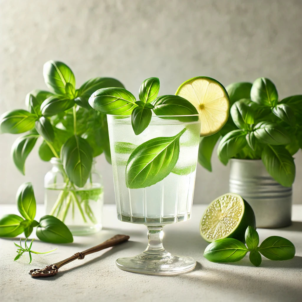 Refreshingly Unique Cocktails with Basil Flavoring