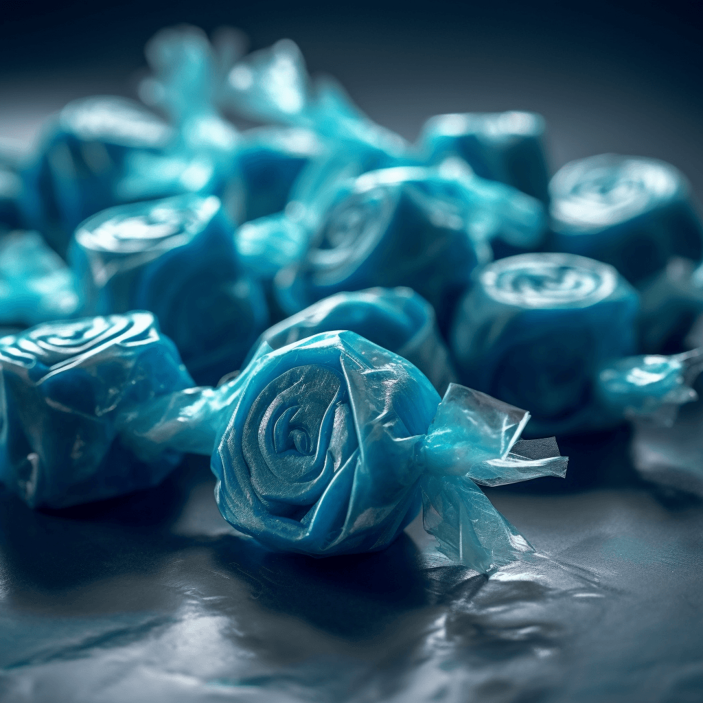 Blue Raspberry Candy Taffy One on One Flavors