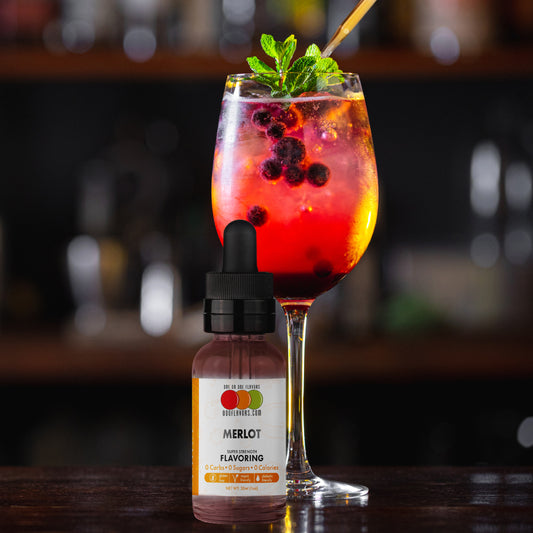 Merlot-flavored Berry Mocktail!