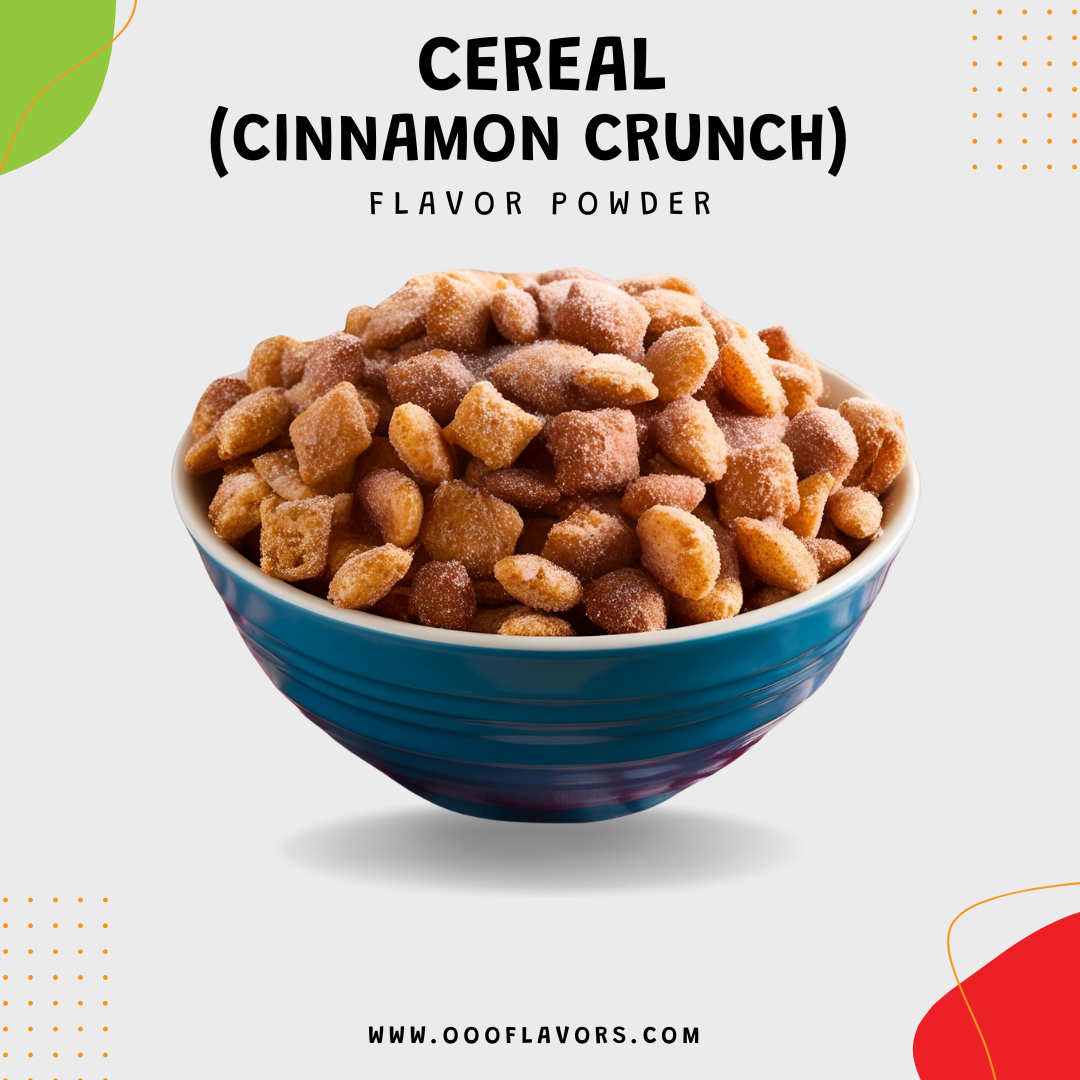 Cereal (Cinnamon Crunch) Flavor Powder