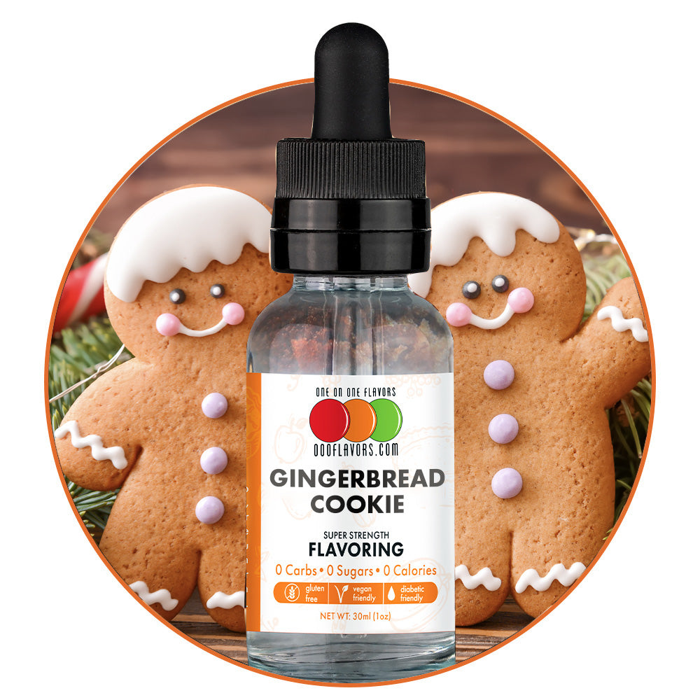 Gingerbread Cookie Flavored Liquid Concentrate – One on One Flavors