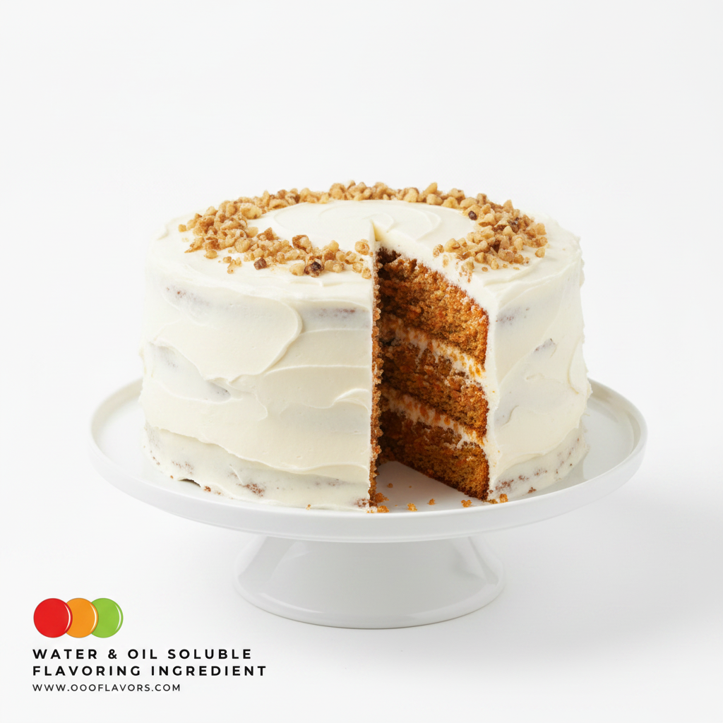 Carrot Cake Whole with Slice