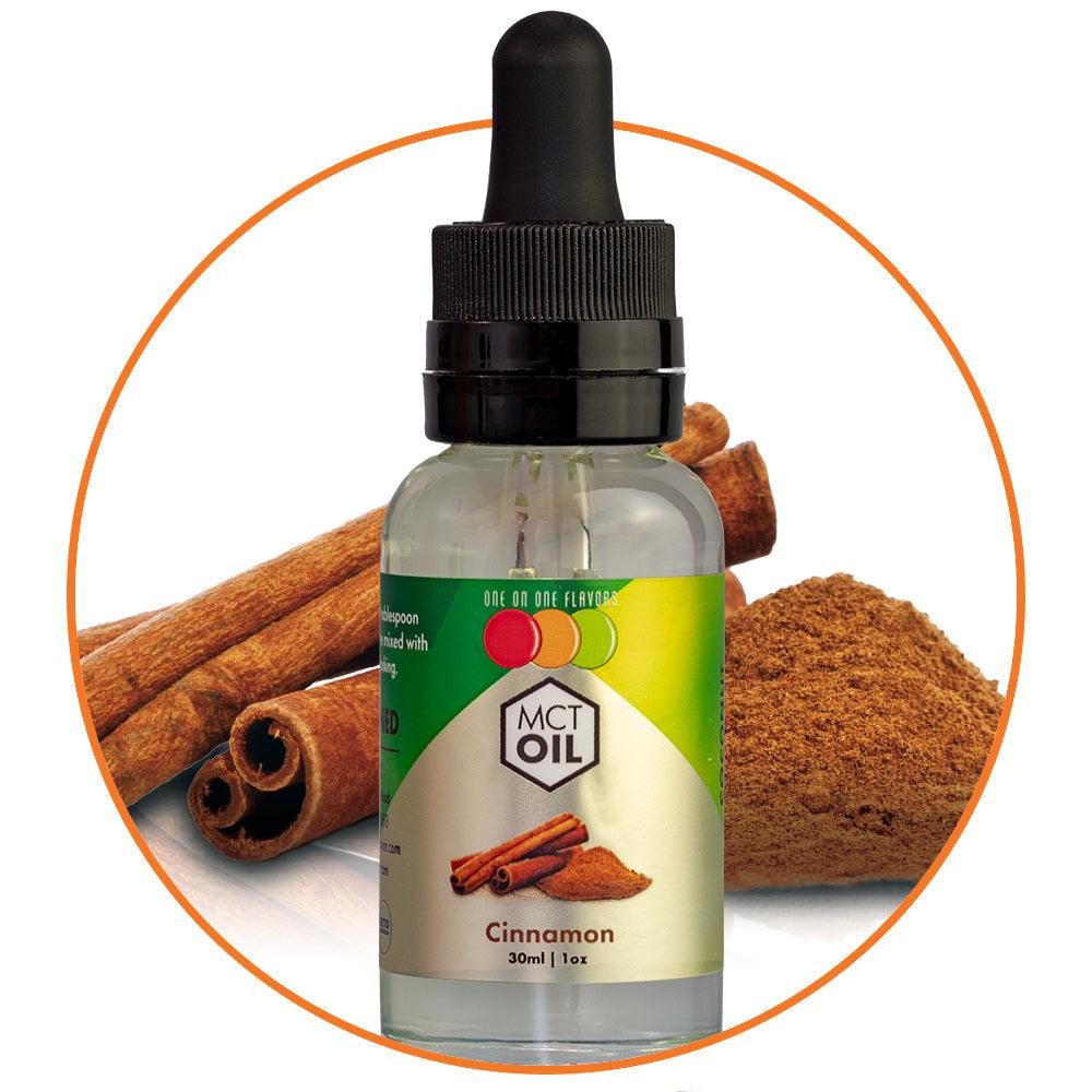 Natural Cinnamon MCT Concentrated Flavored Oil