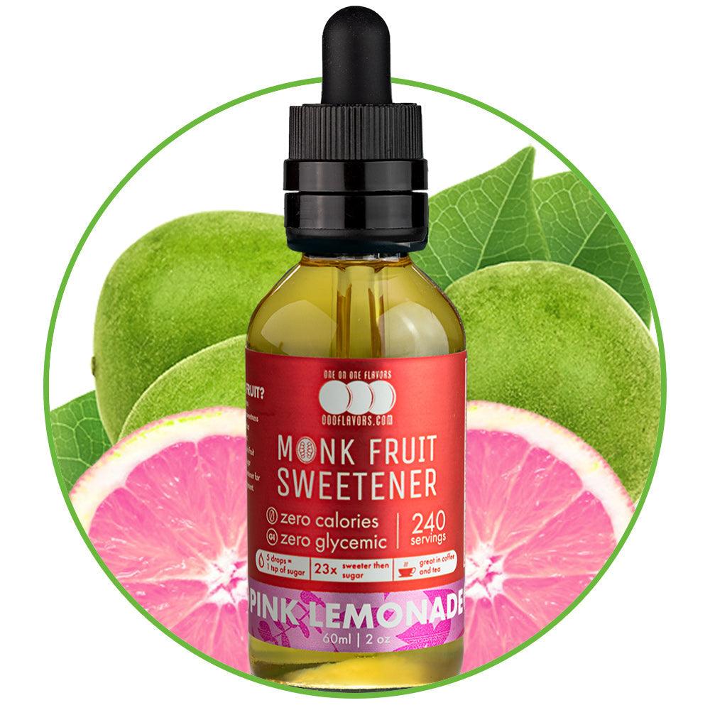 Premium Monk Fruit Pink Lemonade | OOOFlavors Premium Monk Fruit Pink Lemonade | OOOFlavors