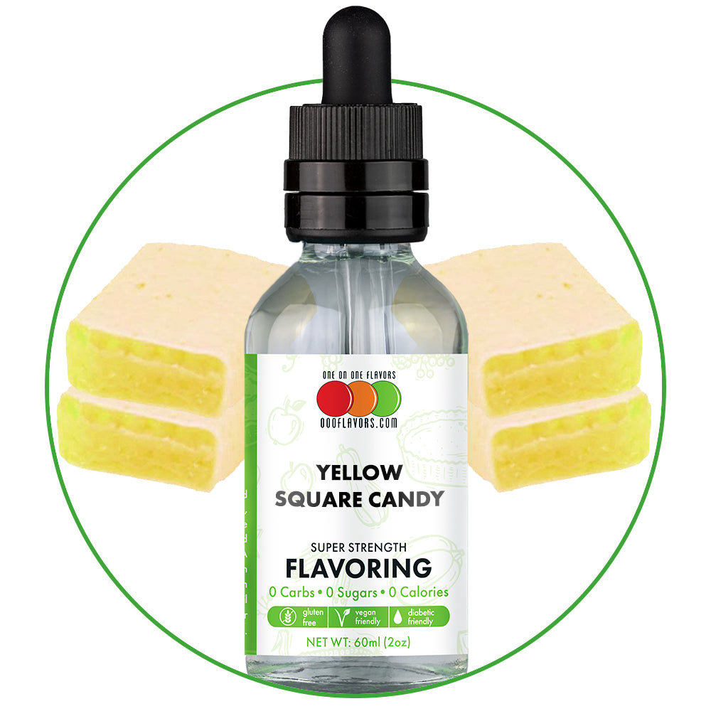 Yellow Square Candy Type Flavored Liquid Concentrate