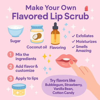 How to Make Flavored Lip Scrubs