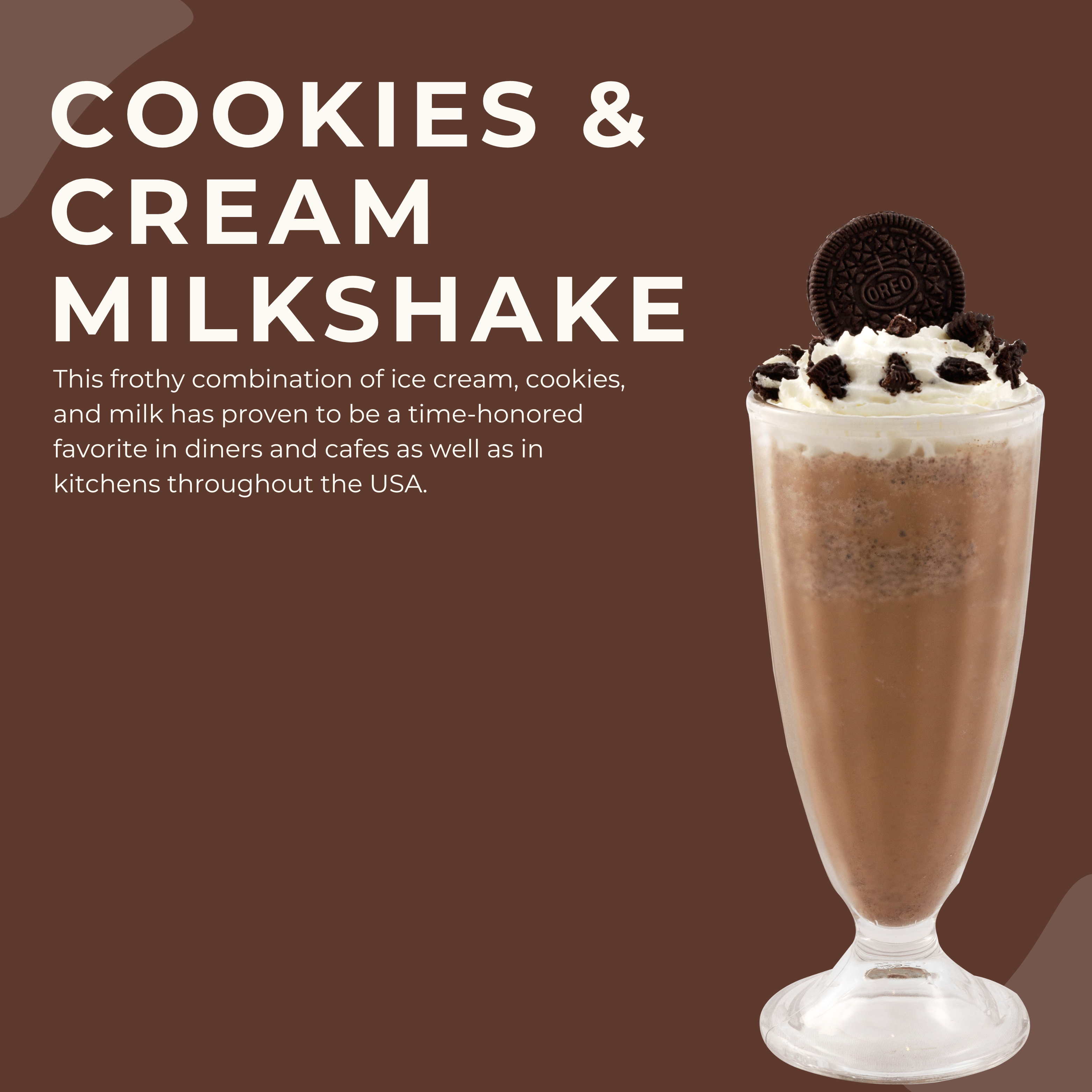 Cookies and Cream Milkshakes