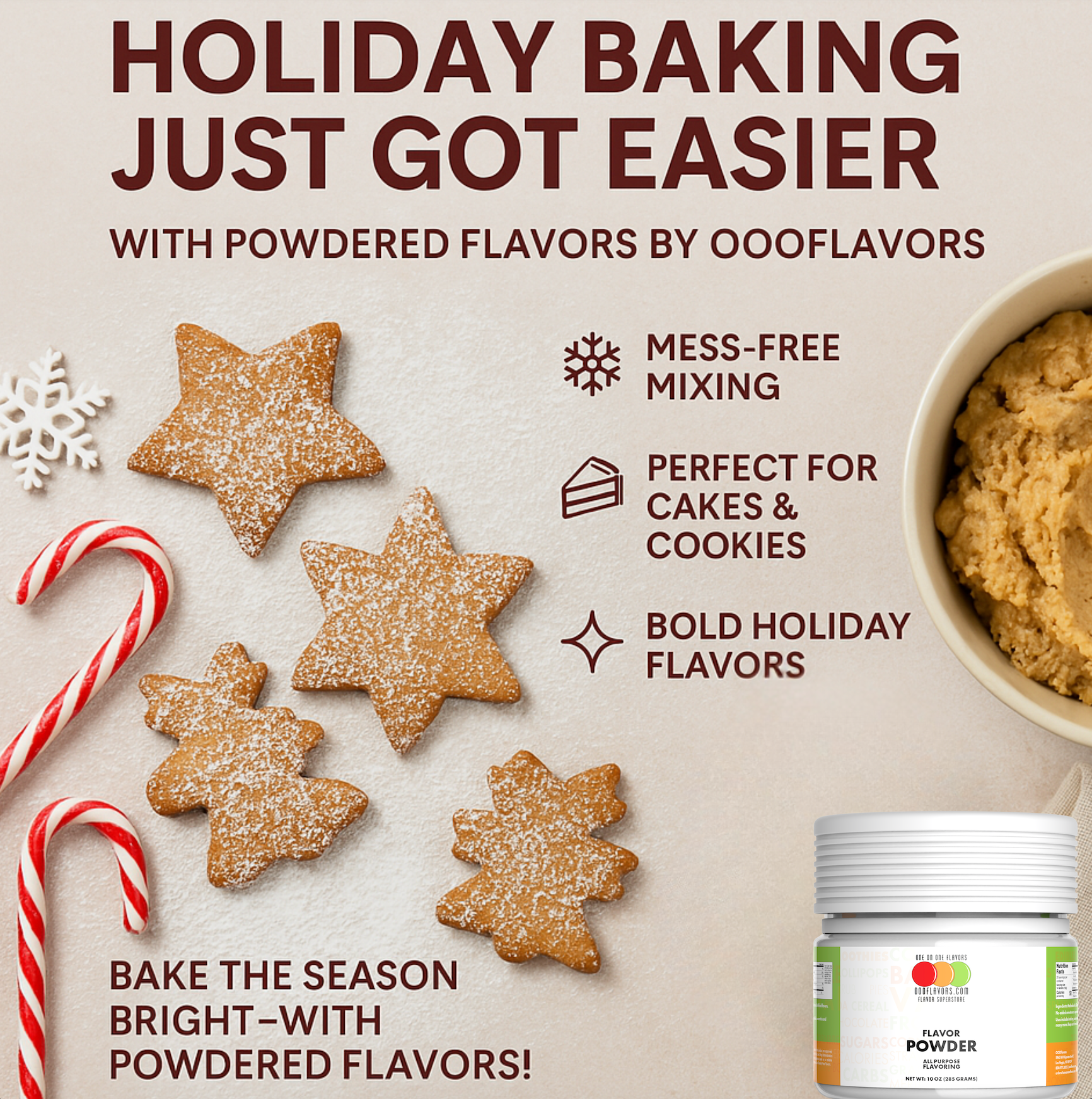 How Powdered Flavors Can Make Your Holiday Sweets Better