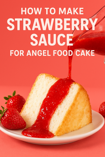 How to Make Strawberry Sauce for Angel Food Cake