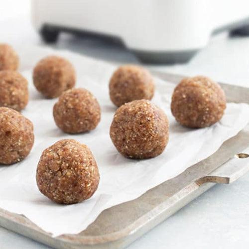 Nutty Sugar Balls recipe made with OOOFlavors flavor powder, crunchy sweet homemade dessert balls with rich nutty taste