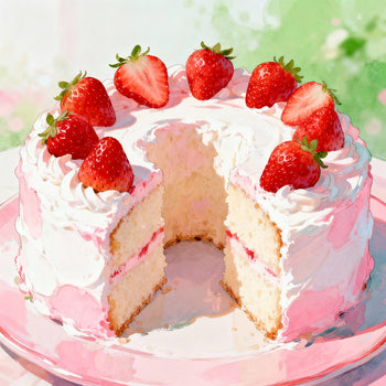 Strawberry Angel Food Cake Recipe