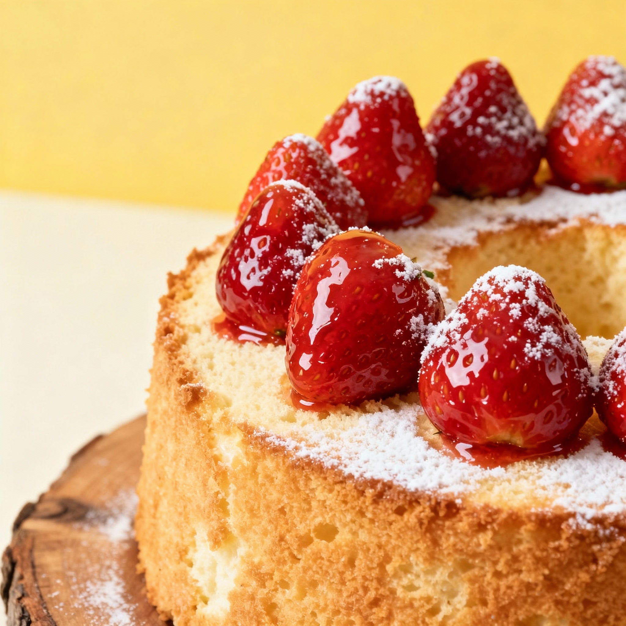 Strawberries for Angel Food Cake
