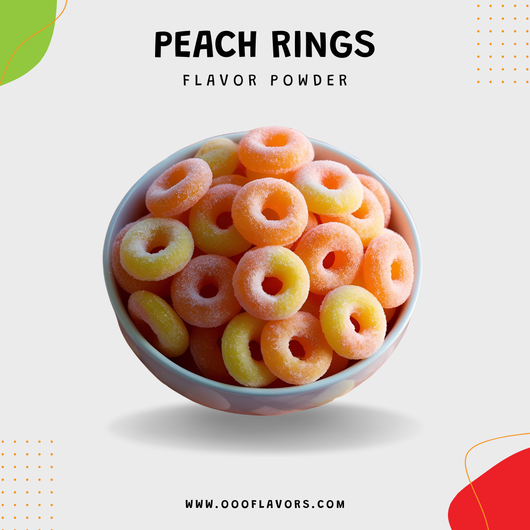 Peach Rings Candy Flavor Powder
