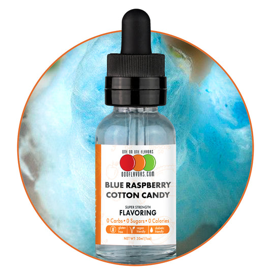 Blue Raspberry Cotton Candy Flavored Liquid Concentrate