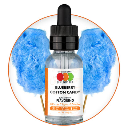 Blueberry Cotton Candy Flavored Liquid Concentrate