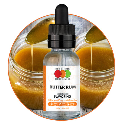 Butter Rum Flavored Liquid Concentrate