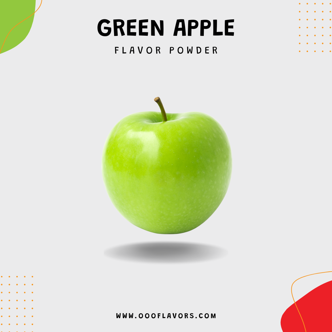 Green Apple Flavor Powder