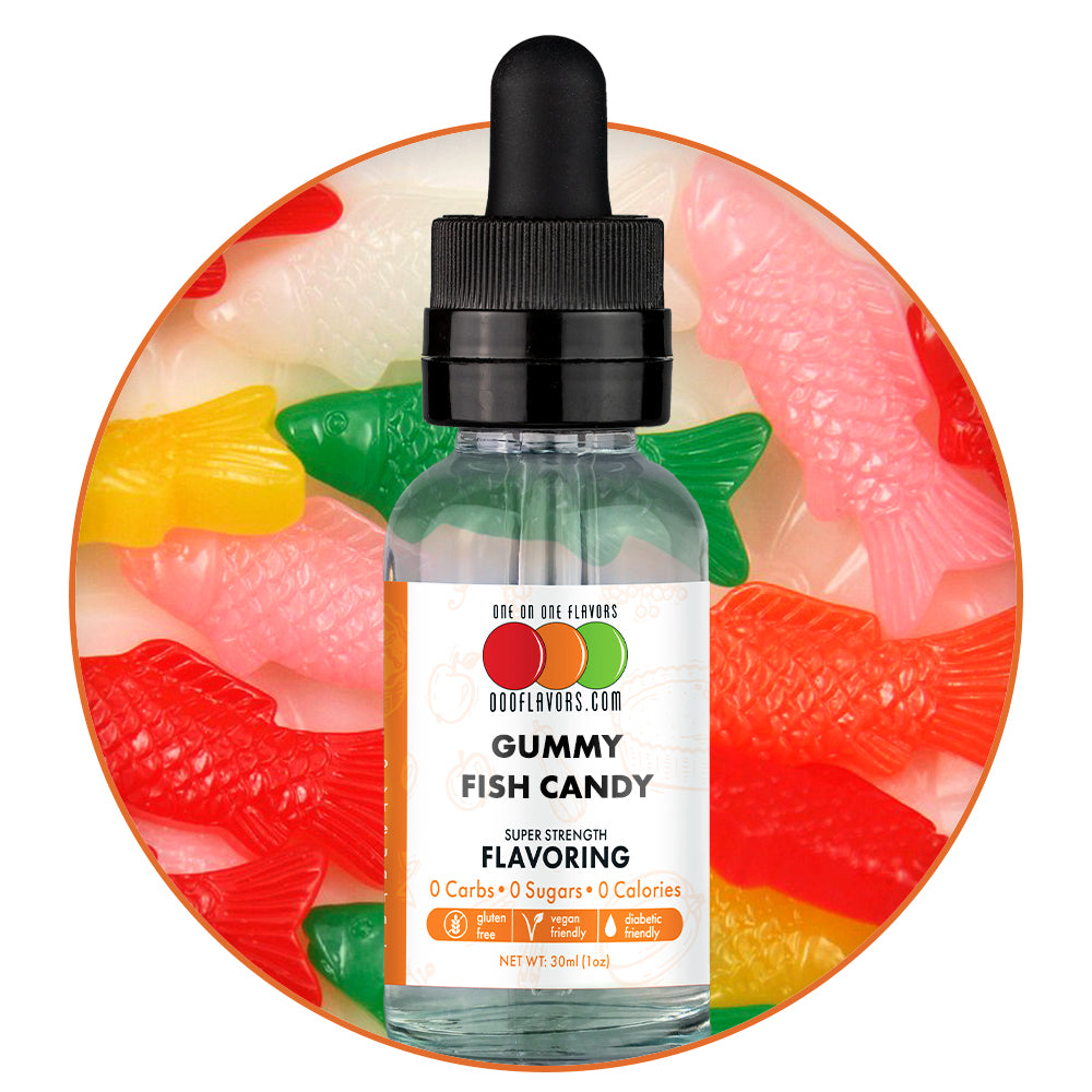 Gummy Fish Candy Flavored Liquid Concentrate