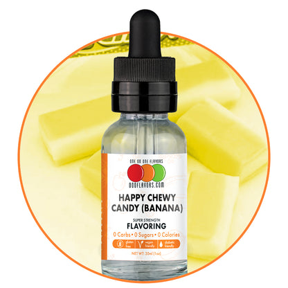 Happy Chewy Candy (Banana) Flavored Liquid Concentrate