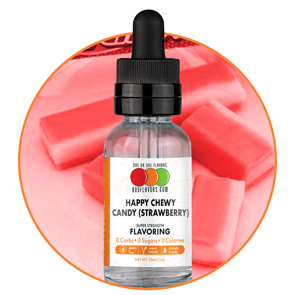 Happy Chewy Candy (Strawberry) Flavored Liquid Concentrate