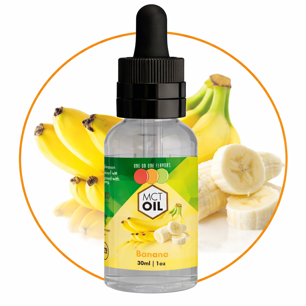 Banana (MCT) Flavoring by OOOFlavors – Sweet, creamy, fruit-forward flavor oil