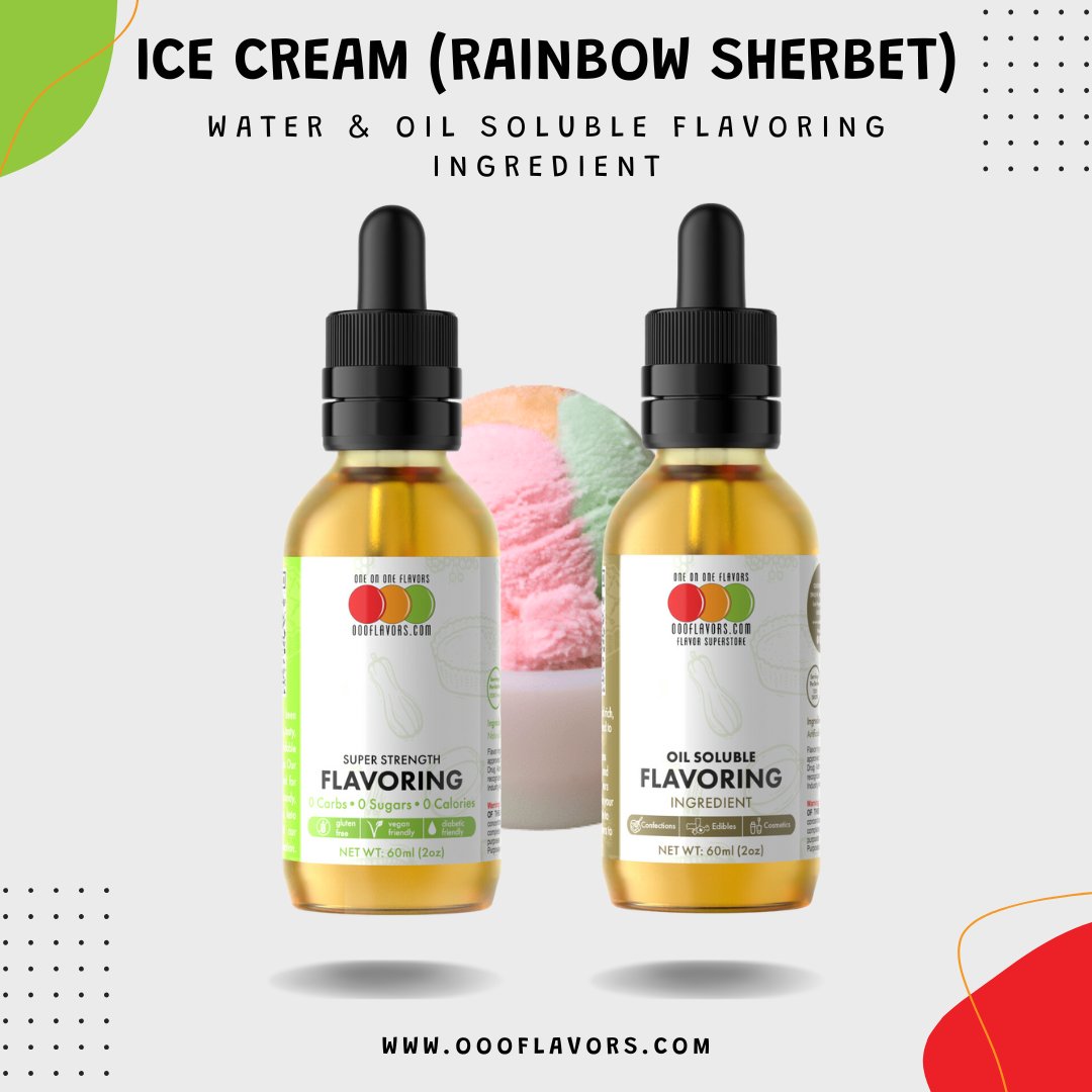 Ice Cream (Rainbow Sherbet) Flavoring