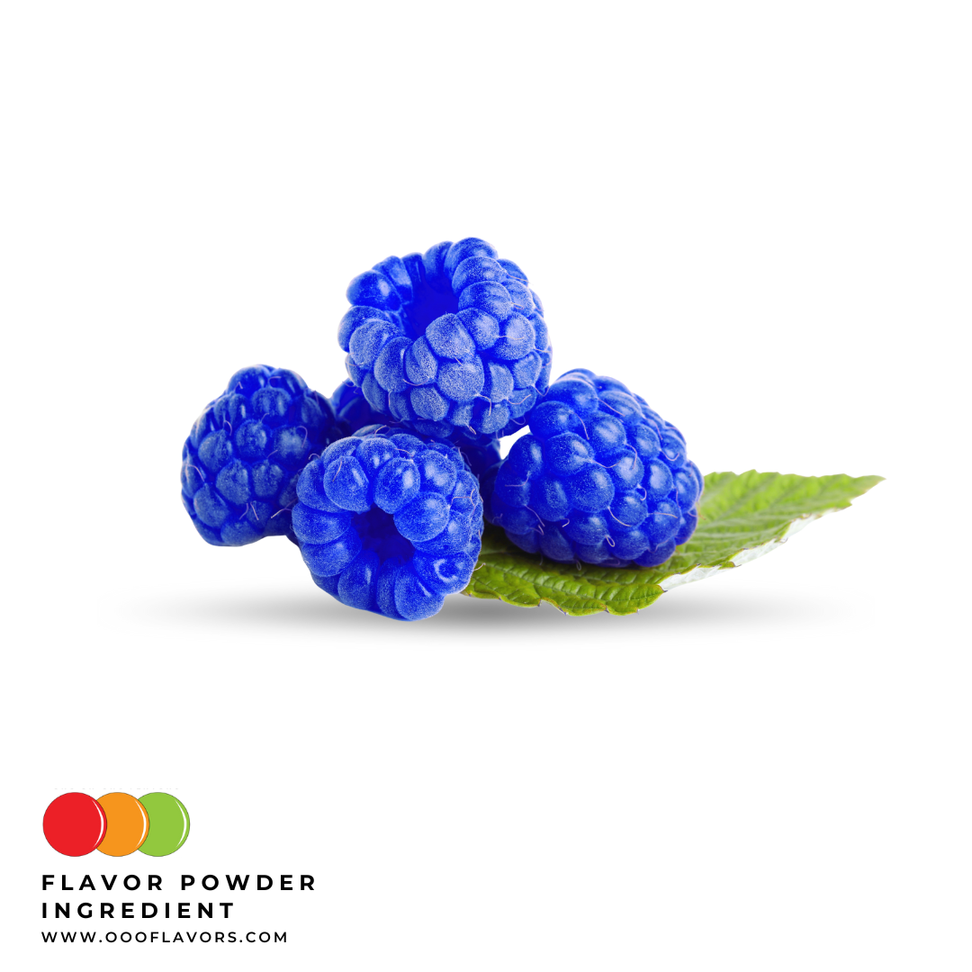Blue Raspberry Powder for Drinks & Desserts | OOOFlavors