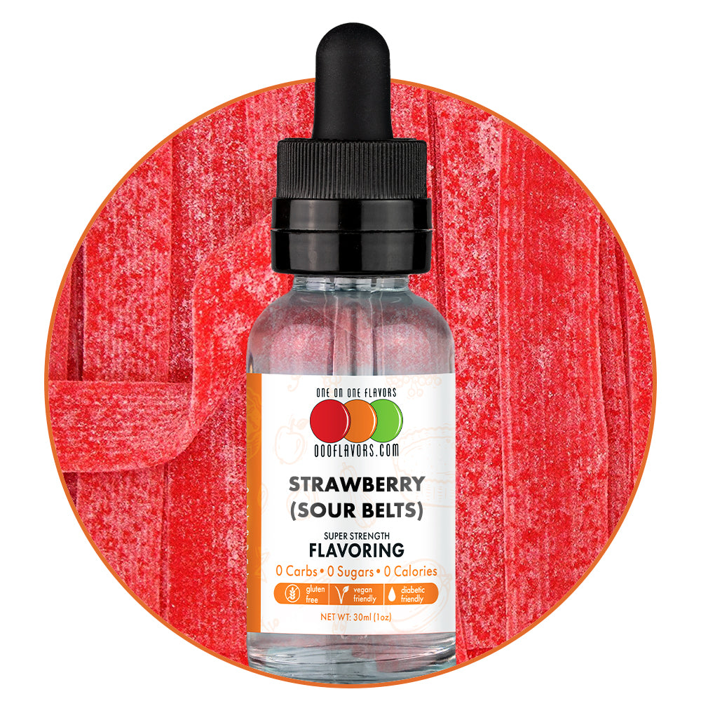 Strawberry (Sour Belts) Flavored Liquid Concentrate