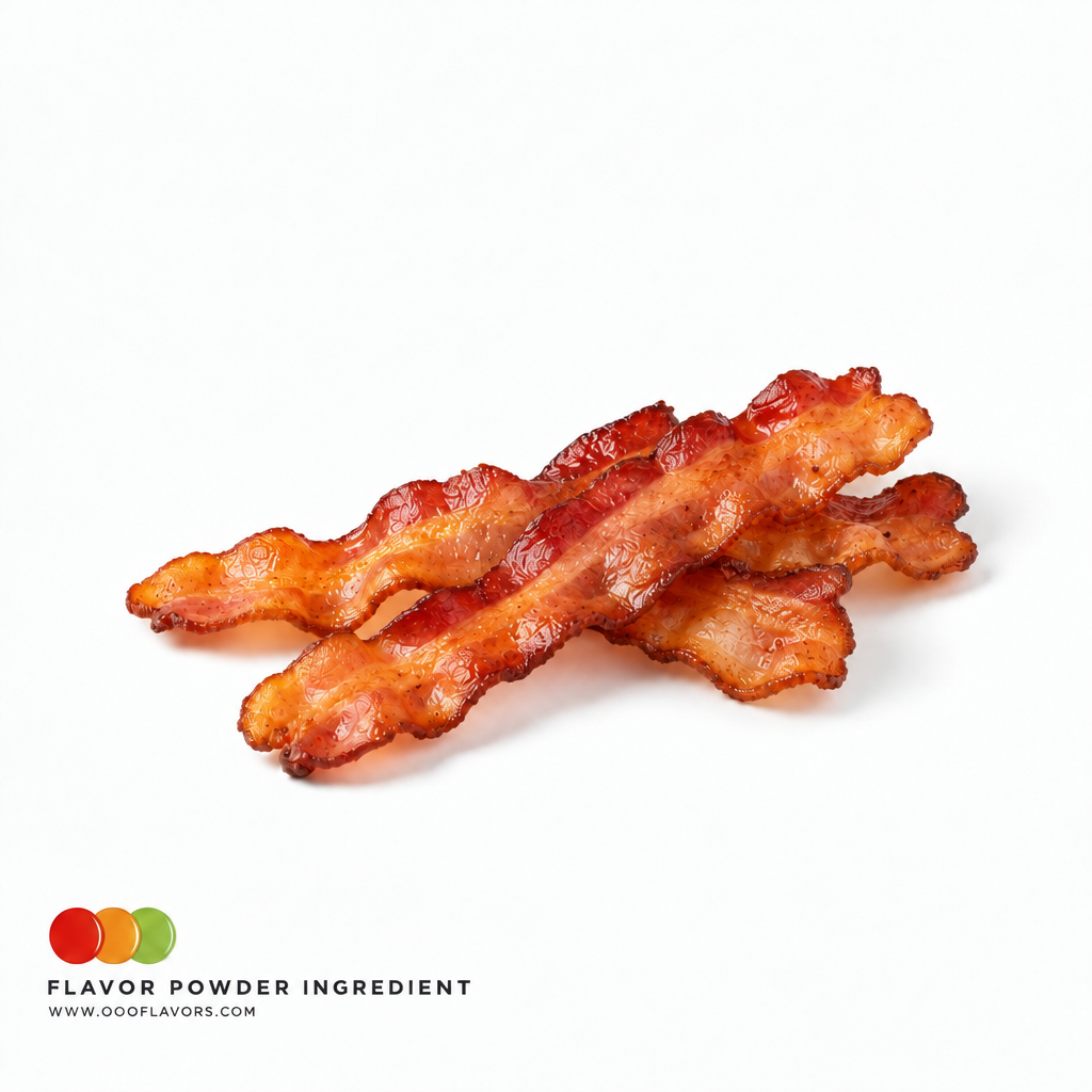 Bacon flavor powder hero image with corrected label