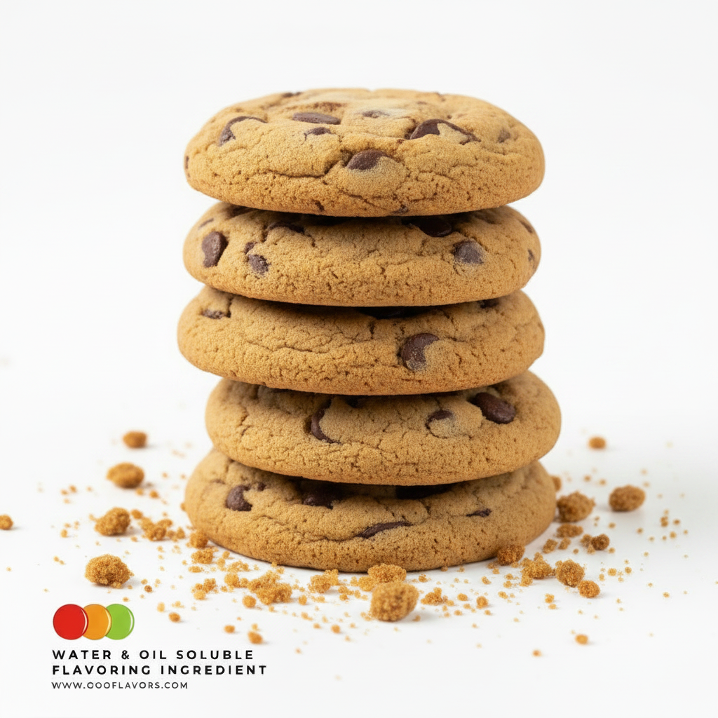 Chocolate Chip Cookies Stacked - OOO Flavors