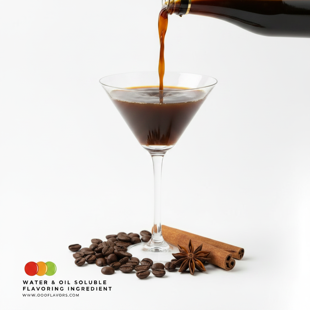 Coffee Liqueur Martini Glass - OOO Flavors