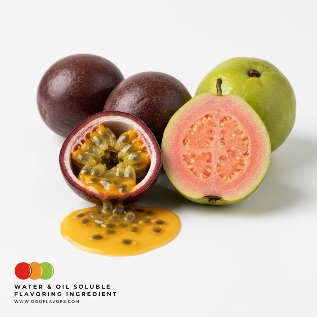 Guava Passionfruit with Logo - OOO Flavors