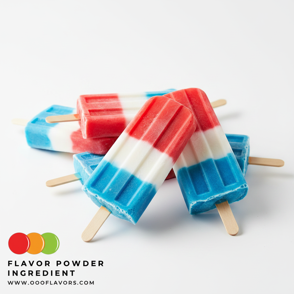 Ice Pop Red White Blue Powder