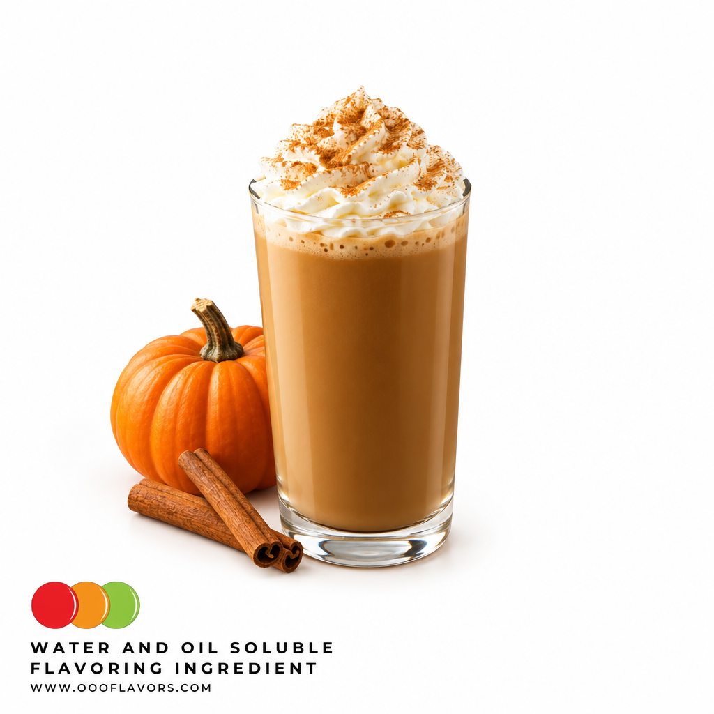 Pumpkin Spice Latte hero image using the OOOFlavors template
