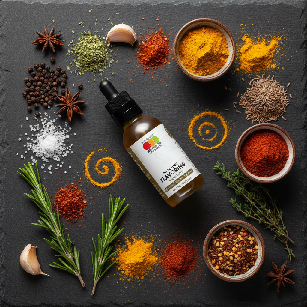 Savory & Spices Flat Lay