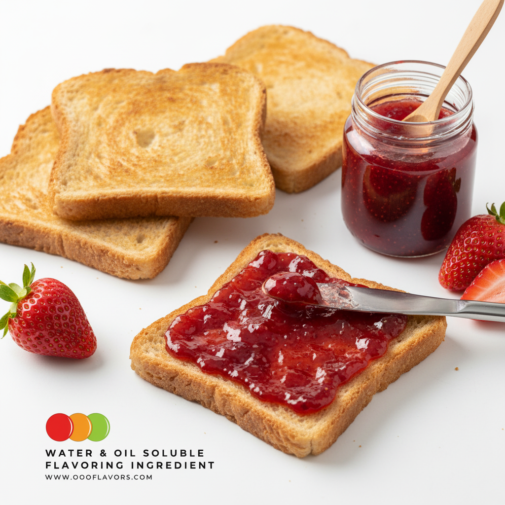 Strawberry Toast and Jam