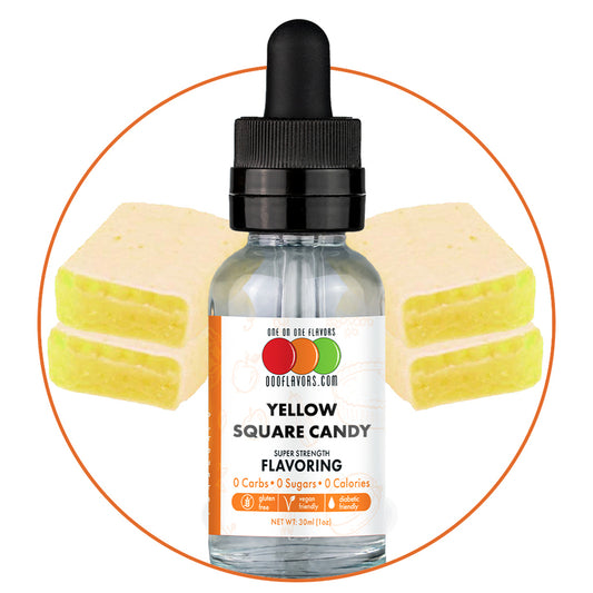 Yellow Square Candy Type Flavored Liquid Concentrate