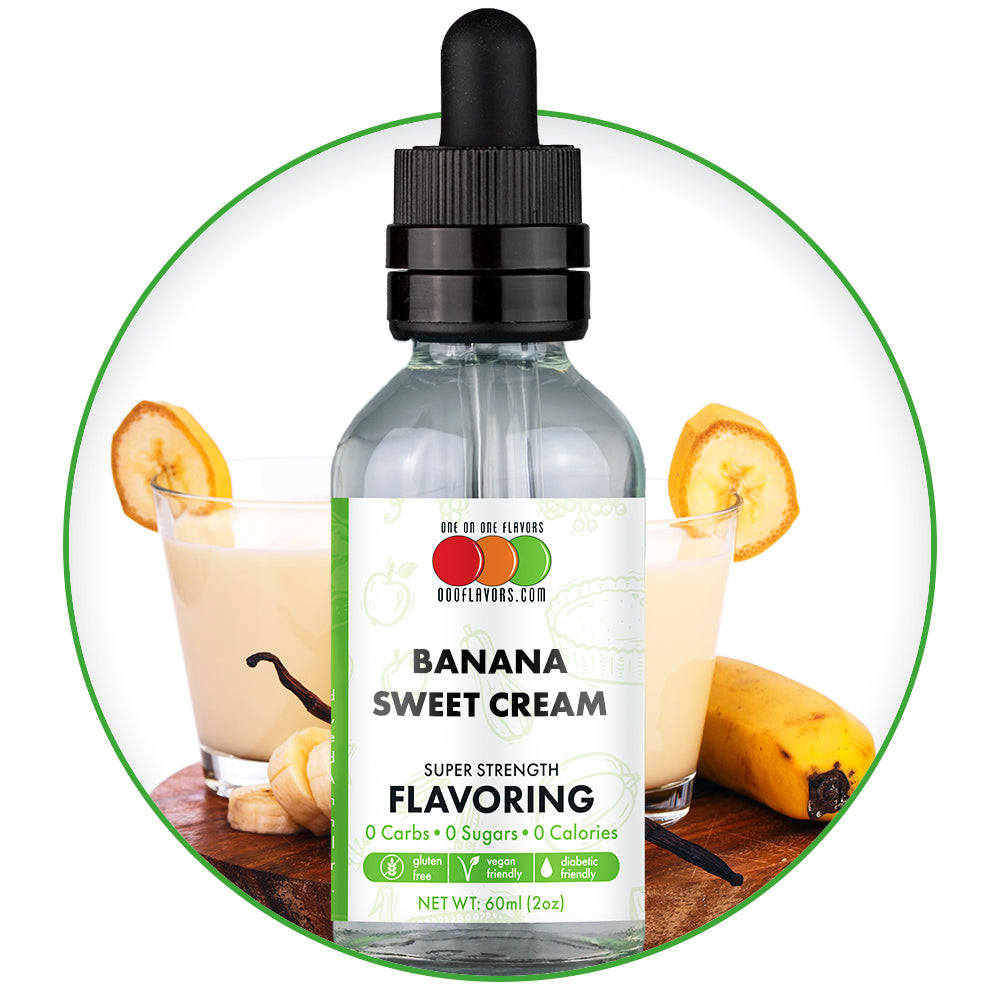 Banana Sweet Cream Flavored Liquid Concentrate