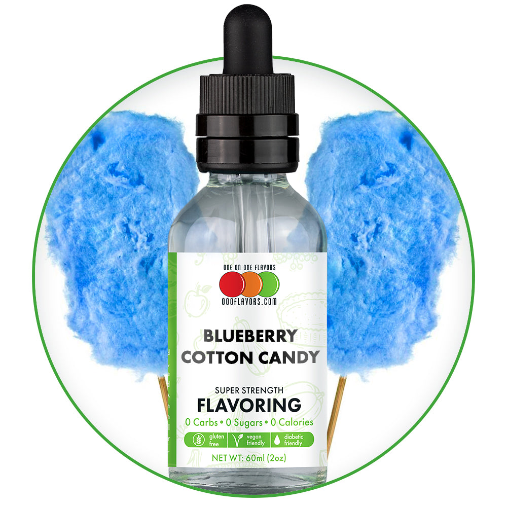 Blueberry Cotton Candy Flavored Liquid Concentrate