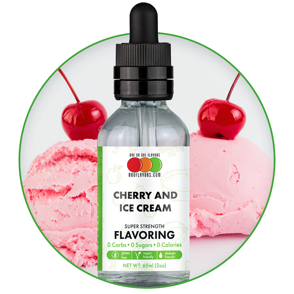 Cherry and Ice Cream Flavored Liquid Concentrate - 50/50 Bar