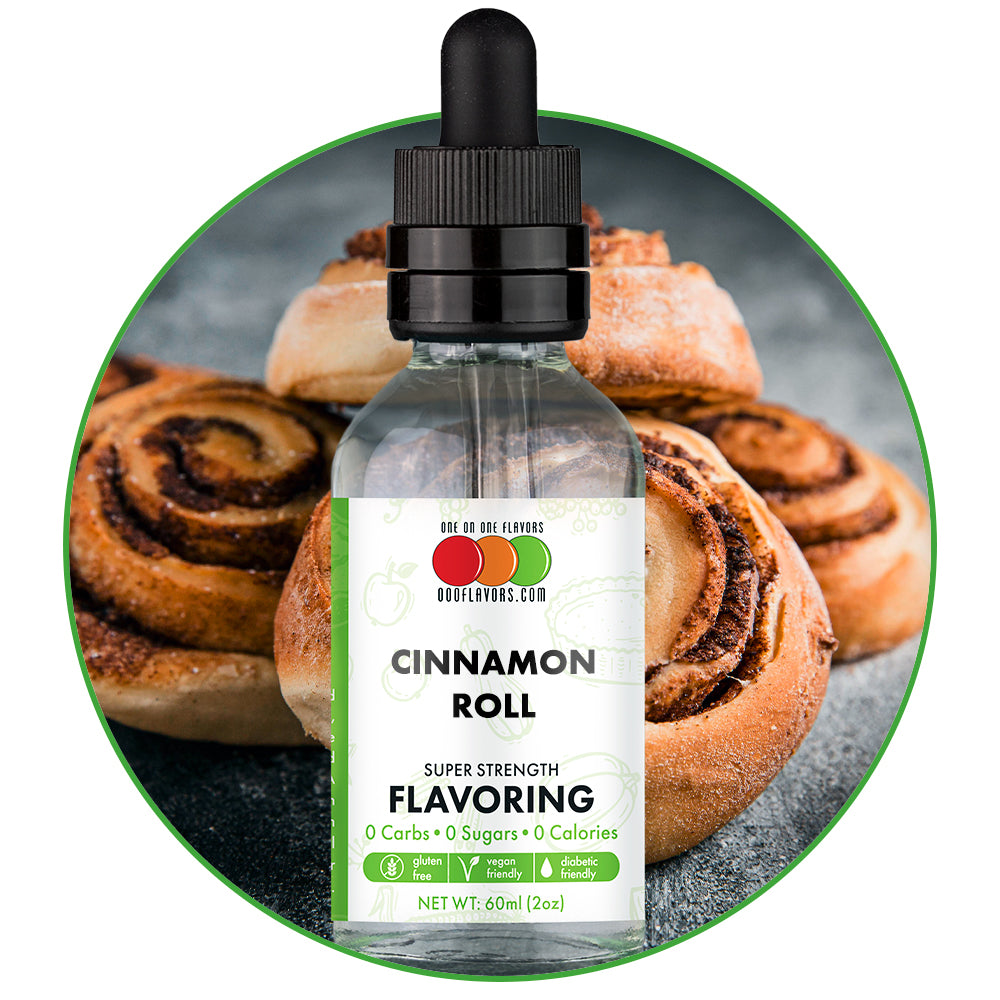 Cinnamon Roll Flavored Liquid Concentrate – One on One Flavors