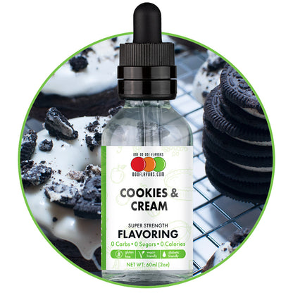 Cookies and Cream Flavored Liquid Concentrate