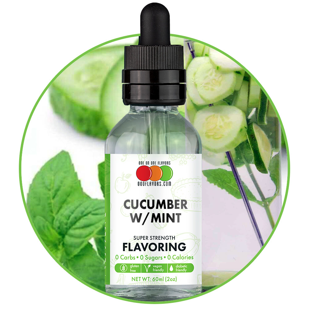 Cucumber w/Mint Flavored Liquid Concentrate - Natural