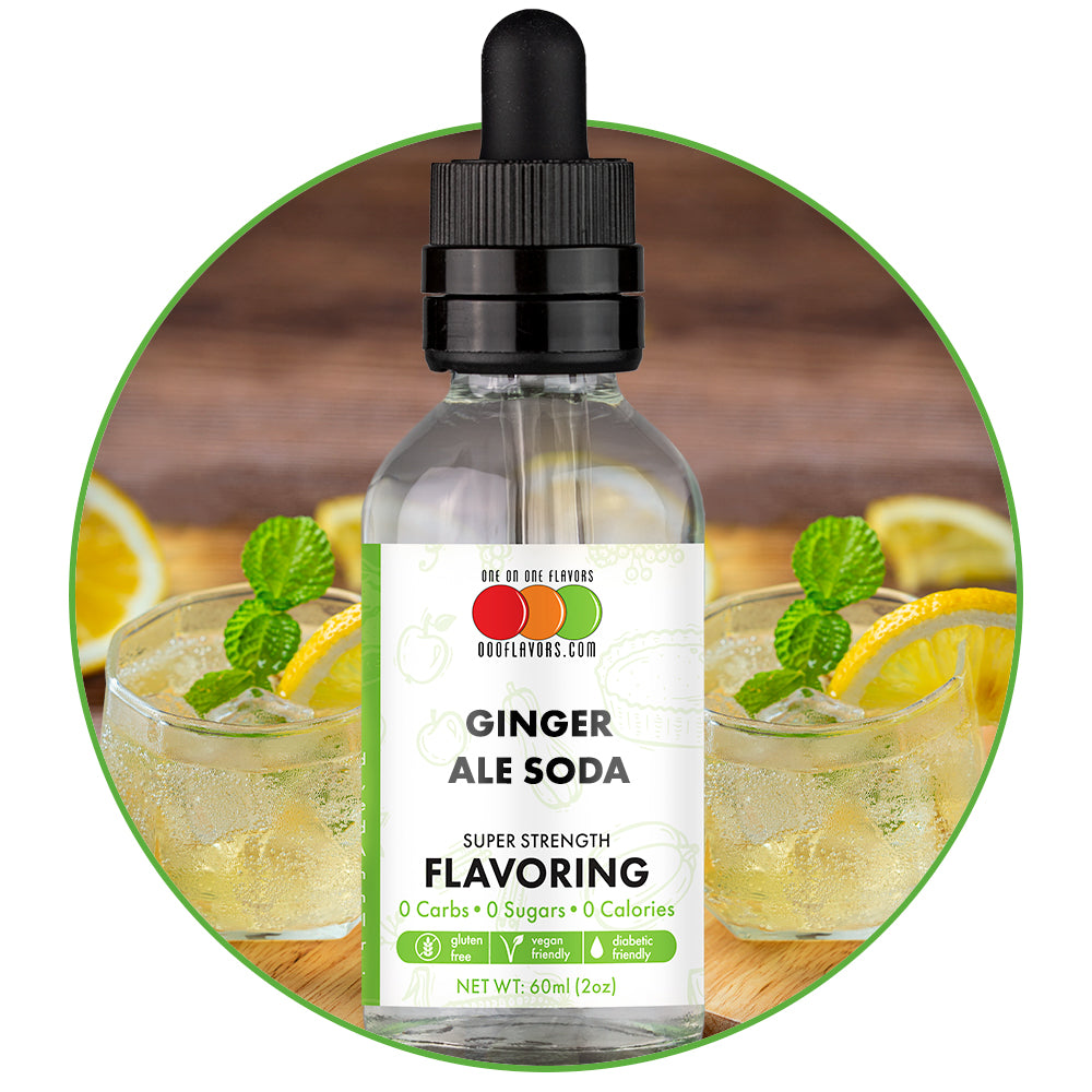 Ginger Ale Soda Flavored Liquid Concentrate