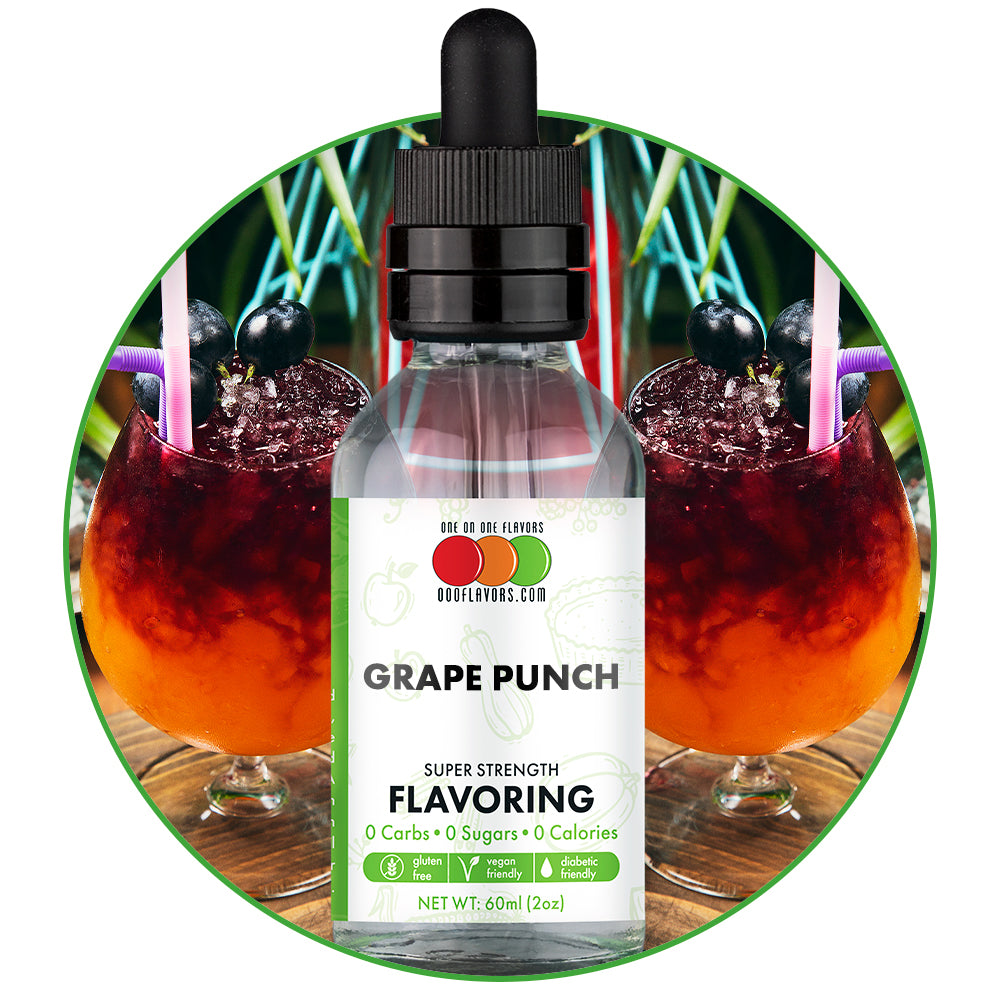 Grape Punch Flavored Liquid Concentrate