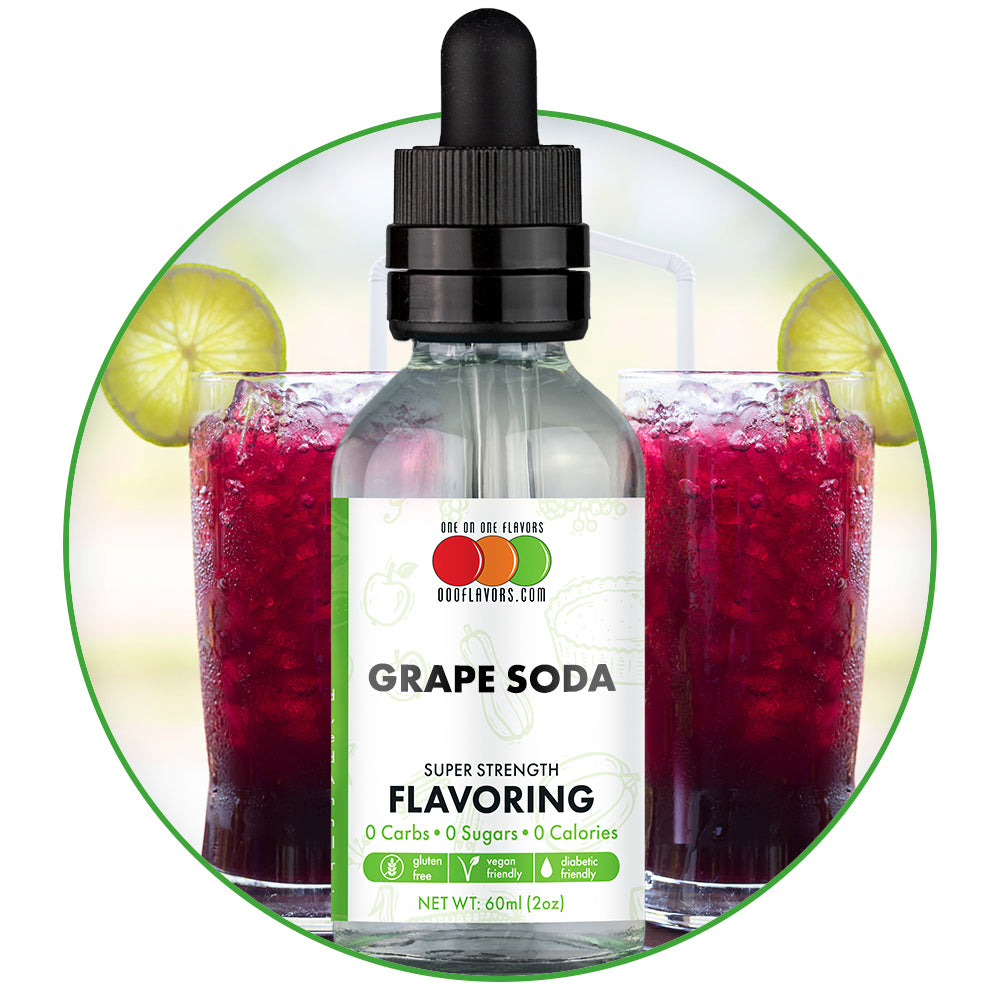 Grape Soda Flavored Liquid Concentrate