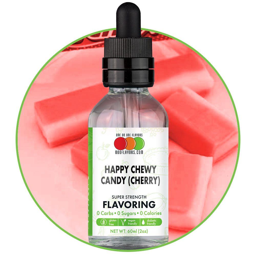 Happy Chewy Candy (Cherry) Flavored Liquid Concentrate
