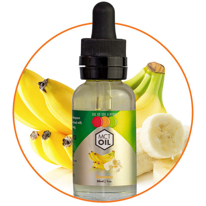 Natural Banana - MCT Concentrated Flavored Oil *Unsweetened*